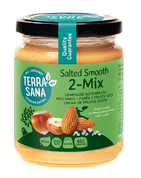 KREM ORZECHOWY MIX (2 ORZECHY) SOLONY BIO 250 g - TERRASANA TERRASANA (kremy, makarony, sosy sojowe, inne) KREM ORZECHOWY MIX (2 ORZECHY) SOLONY BIO 250 g - TERRASANA TERRASANA (kremy, makarony, sosy sojowe, inne)