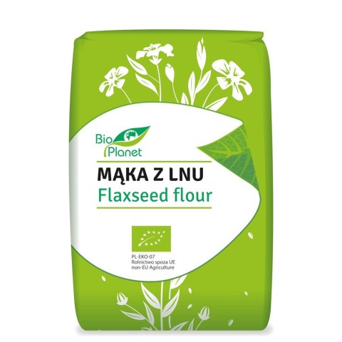 MĄKA Z LNU BIO 400 g - BIO PLANET BIO PLANET - seria MĄKI I SKROBIE MĄKA Z LNU BIO 400 g - BIO PLANET BIO PLANET - seria MĄKI I SKROBIE