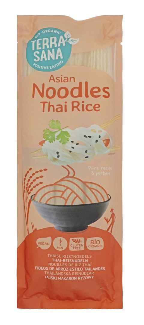 MAKARON (RYŻOWY) NOODLE SPAGHETTI BEZGLUTENOWY BIO 250 g - TERRASANA TERRASANA (kremy, makarony, sosy sojowe, inne)