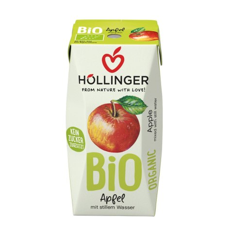 NEKTAR JABŁKOWY BEZ DODATKU CUKRÓW BIO 200 ml - HOLLINGER HOLLINGER (soki, nektary, napoje, syropy)