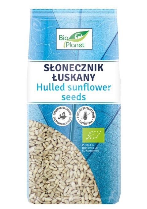 SŁONECZNIK ŁUSKANY BEZGLUTENOWY BIO 350 g - BIO PLANET BIO PLANET - seria NIEBIESKA (ryże, kasze, ziarna) SŁONECZNIK ŁUSKANY BEZGLUTENOWY BIO 350 g - BIO PLANET BIO PLANET - seria NIEBIESKA (ryże, kasze, ziarna)