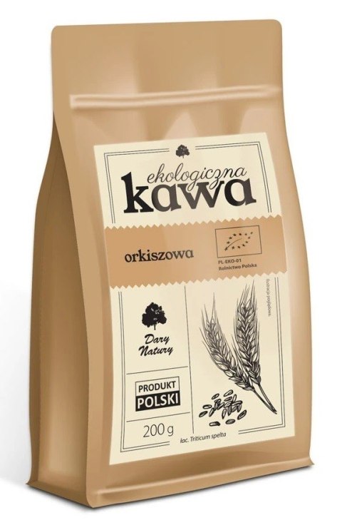 KAWA ZBOŻOWA ORKISZOWA BIO 200 g - DARY NATURY DARY NATURY - inne KAWA ZBOŻOWA ORKISZOWA BIO 200 g - DARY NATURY DARY NATURY - inne