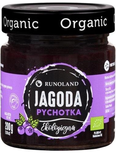 PYCHOTKA JAGODA BIO 200 g - RUNOLAND RUNOLAND (grzyby, zupy, przetwory)