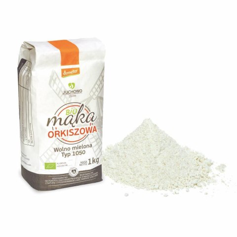 MĄKA ORKISZOWA TYP 1050 DEMETER BIO 1 kg - JUCHOWO JUCHOWO FARM (mąki, syrop) MĄKA ORKISZOWA TYP 1050 DEMETER BIO 1 kg - JUCHOWO JUCHOWO FARM (mąki, syrop)