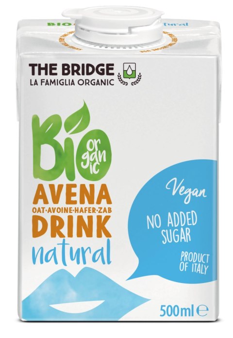 NAPÓJ OWSIANY BEZ DODATKU CUKRÓW BIO 500 ml - THE BRIDGE THE BRIDGE (napoje i desery roślinne) NAPÓJ OWSIANY BEZ DODATKU CUKRÓW BIO 500 ml - THE BRIDGE THE BRIDGE (napoje i desery roślinne)
