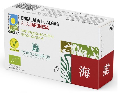 SAŁATKA Z ALG MORSKICH W SOSIE JAPOŃSKIM BIO 120 g (90 g) (PUSZKA) - PORTO MUINOS PORTO MUINOS (algi morskie) SAŁATKA Z ALG MORSKICH W SOSIE JAPOŃSKIM BIO 120 g (90 g) (PUSZKA) - PORTO MUINOS PORTO MUINOS (algi morskie)
