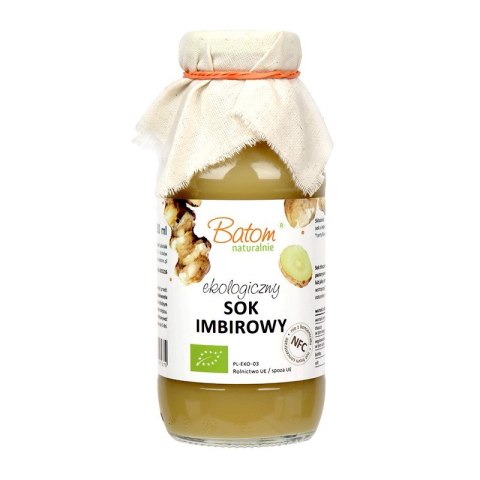 SOK IMBIROWY NFC BIO 330 ml - BATOM BATOM (oleje, soki, sole kąpielowe)