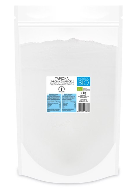 TAPIOKA (SKROBIA Z MANIOKU) BEZGLUTENOWA BIO 3 kg - HORECA (BIO PLANET) HORECA BIO - pozostałe TAPIOKA (SKROBIA Z MANIOKU) BEZGLUTENOWA BIO 3 kg - HORECA (BIO PLANET) HORECA BIO - pozostałe