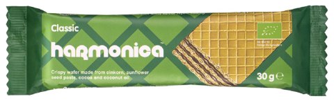WAFELEK Z SAMOPSZY Z KREMEM MLECZNO - KAKAOWYM BIO 30 g - HARMONICA HARMONICA (wafelki) WAFELEK Z SAMOPSZY Z KREMEM MLECZNO - KAKAOWYM BIO 30 g - HARMONICA HARMONICA (wafelki)