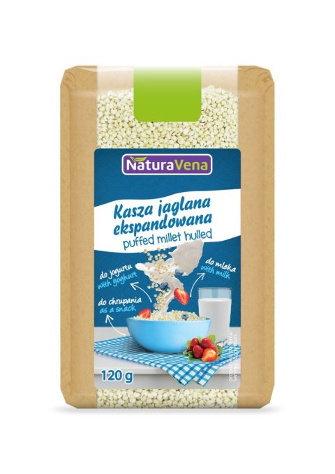 KASZA JAGLANA EKSPANDOWANA 120 g - NATURAVENA NATURAVENA KASZA JAGLANA EKSPANDOWANA 120 g - NATURAVENA NATURAVENA