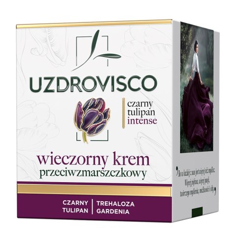 KREM DO TWARZY PRZECIWZMARSZCZKOWY NA NOC 50 ml - UZDROVISCO (CZARNY TULIPAN INTENSE) UZDROVISCO (kosmetyki) KREM DO TWARZY PRZECIWZMARSZCZKOWY NA NOC 50 ml - UZDROVISCO (CZARNY TULIPAN INTENSE) UZDROVISCO (kosmetyki)