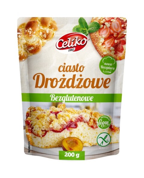 MIESZANKA DO WYPIEKU CIASTA DROŻDŻOWEGO BEZGLUTENOWA 200 g - CELIKO CELIKO (batony, galaretki, mieszanki do wypieków) MIESZANKA DO WYPIEKU CIASTA DROŻDŻOWEGO BEZGLUTENOWA 200 g - CELIKO CELIKO (batony, galaretki, mieszanki do wypieków)
