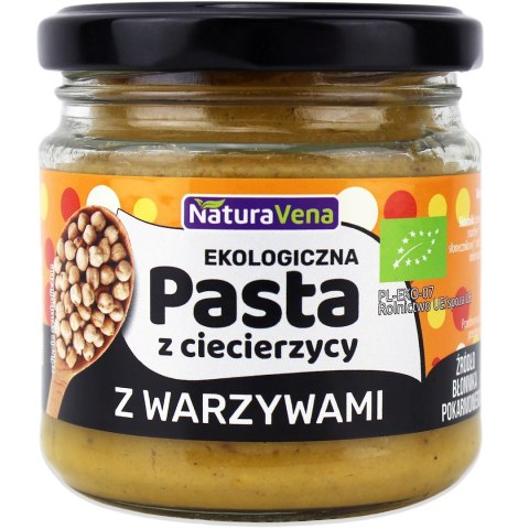 PASTA Z CIECIERZYCY Z WARZYWAMI BIO 185 g - NATURAVENA NATURAVENA BIO PASTA Z CIECIERZYCY Z WARZYWAMI BIO 185 g - NATURAVENA NATURAVENA BIO
