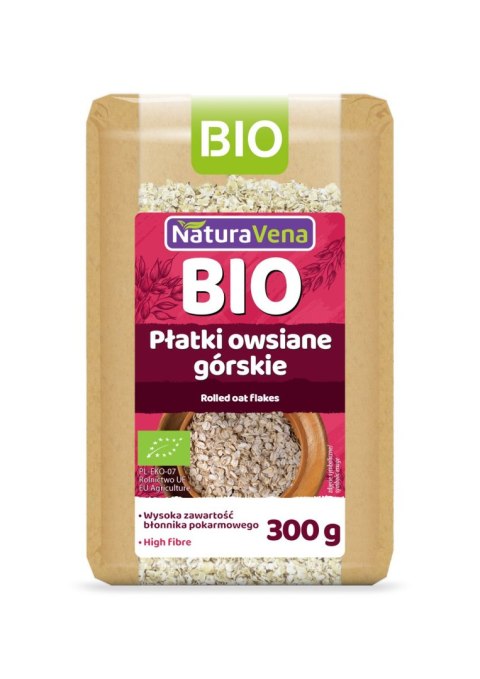 PŁATKI OWSIANE GÓRSKIE BIO 300 g - NATURAVENA NATURAVENA BIO PŁATKI OWSIANE GÓRSKIE BIO 300 g - NATURAVENA NATURAVENA BIO
