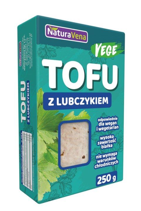 TOFU Z LUBCZYKIEM 250 g - NATURAVENA NATURAVENA TOFU Z LUBCZYKIEM 250 g - NATURAVENA NATURAVENA