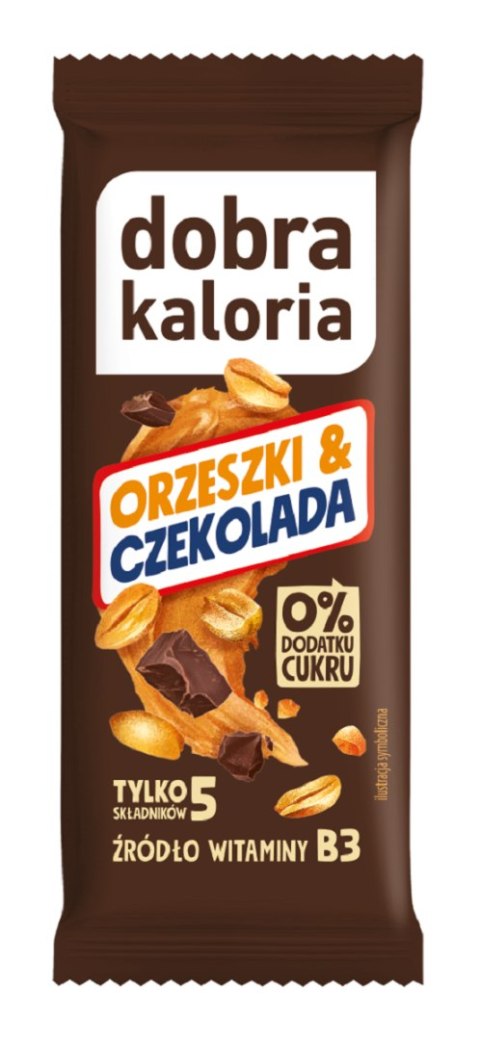 BATON DAKTYLOWY ORZESZKI & CZEKOLADA BEZ DODATKU CUKRÓW 35 g - DOBRA KALORIA DOBRA KALORIA (batony, produkty śniad. i wege) BATON DAKTYLOWY ORZESZKI & CZEKOLADA BEZ DODATKU CUKRÓW 35 g - DOBRA KALORIA DOBRA KALORIA (batony, produkty śniad. i wege)
