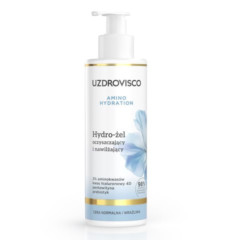 HYDRO - ŻEL DO TWARZY OCZYSZCZAJĄCO - NAWILŻAJĄCY 200 ml - UZDROVISCO (AMINO HYDRATION) UZDROVISCO (kosmetyki) HYDRO - ŻEL DO TWARZY OCZYSZCZAJĄCO - NAWILŻAJĄCY 200 ml - UZDROVISCO (AMINO HYDRATION) UZDROVISCO (kosmetyki)
