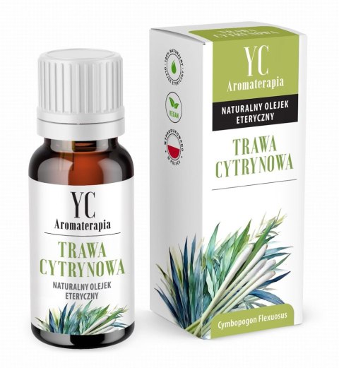 OLEJEK ETERYCZNY TRAWA CYTRYNOWA 10 ml - YOUR CANDLE YOUR CANDLE (świece, olejki eteryczne)