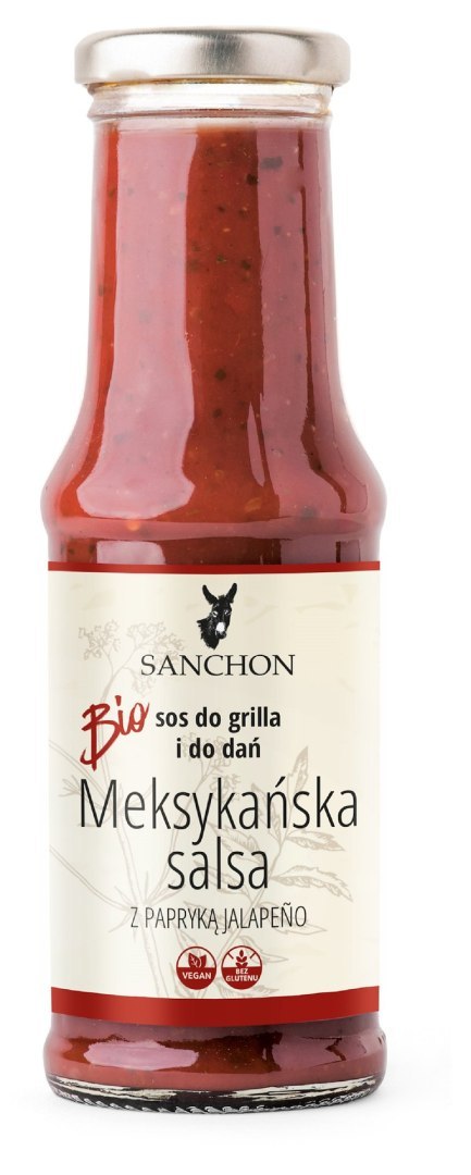 SOS MEKSYKAŃSKA SALSA BEZGLUTENOWY BIO 210 ml - SANCHON SANCHON (sosy, przyprawy w płynie) SOS MEKSYKAŃSKA SALSA BEZGLUTENOWY BIO 210 ml - SANCHON SANCHON (sosy, przyprawy w płynie)