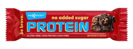 BATON PROTEINOWY BROWNIE W MLECZNEJ CZEKOLADZIE BEZ DODATKU CUKRÓW BEZGLUTENOWY 40 g - MAXSPORT MAXSPORT (batony, kremy, makarony)