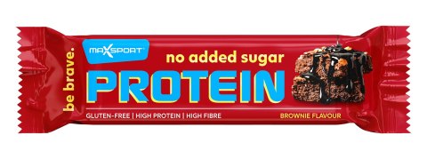 BATON PROTEINOWY BROWNIE W MLECZNEJ CZEKOLADZIE BEZ DODATKU CUKRÓW BEZGLUTENOWY 40 g - MAXSPORT MAXSPORT (batony, kremy, makarony) BATON PROTEINOWY BROWNIE W MLECZNEJ CZEKOLADZIE BEZ DODATKU CUKRÓW BEZGLUTENOWY 40 g - MAXSPORT MAXSPORT (batony, kremy, makarony)