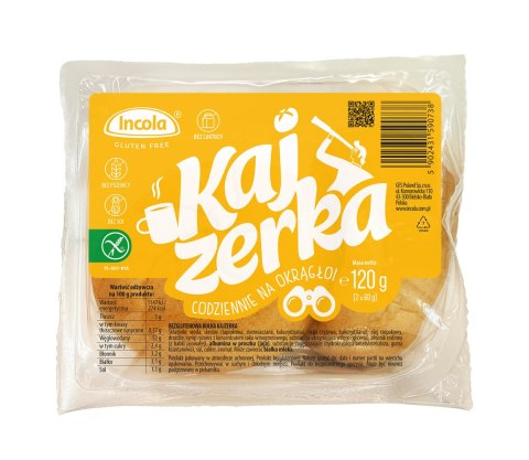 BUŁKI KAJZERKI BEZGLUTENOWE (2 szt.) 120 g - INCOLA INCOLA (bezglutenowe pieczywo i wafle) BUŁKI KAJZERKI BEZGLUTENOWE (2 szt.) 120 g - INCOLA INCOLA (bezglutenowe pieczywo i wafle)