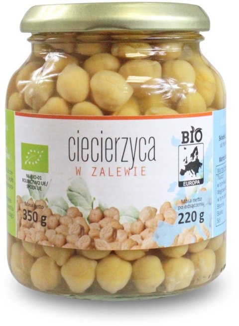 CIECIERZYCA W ZALEWIE BIO 350 g (230 g) (SŁOIK) - BIO PLANET BIO PLANET - seria INNE CIECIERZYCA W ZALEWIE BIO 350 g (230 g) (SŁOIK) - BIO PLANET BIO PLANET - seria INNE