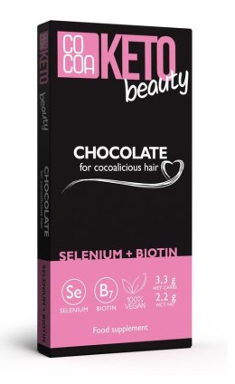 CZEKOLADA BEAUTY KETO 40 g - COCOA COCOA (czekolady i bakalie w surowej czekoladzie)