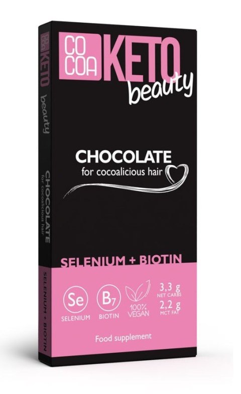 CZEKOLADA BEAUTY KETO 40 g - COCOA COCOA (czekolady i bakalie w surowej czekoladzie) CZEKOLADA BEAUTY KETO 40 g - COCOA COCOA (czekolady i bakalie w surowej czekoladzie)