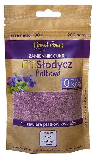 FIT SŁODYCZ FIOŁKOWA 100 g - FLOWER POWER FLOWER POWER (fit słodycz) FIT SŁODYCZ FIOŁKOWA 100 g - FLOWER POWER FLOWER POWER (fit słodycz)
