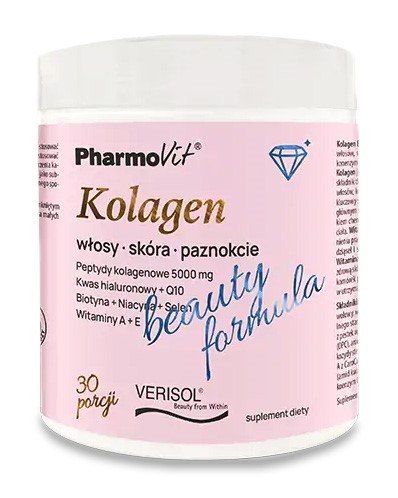 KOLAGEN O SMAKU BRZOSKWINIA - BANAN BEAUTY FORMULA BEZGLUTENOWY 174 g - PHARMOVIT PHARMOVIT (suplementy diety) KOLAGEN O SMAKU BRZOSKWINIA - BANAN BEAUTY FORMULA BEZGLUTENOWY 174 g - PHARMOVIT PHARMOVIT (suplementy diety)