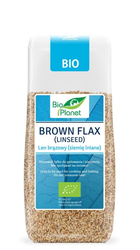 LEN BRĄZOWY (SIEMIĘ LNIANE) BIO 200 g - BIO PLANET BIO PLANET - seria NIEBIESKA (ryże, kasze, ziarna) LEN BRĄZOWY (SIEMIĘ LNIANE) BIO 200 g - BIO PLANET BIO PLANET - seria NIEBIESKA (ryże, kasze, ziarna)