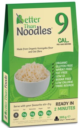 MAKARON (KONJAC) BEZGLUTENOWY BIO 385 g (300 g) - BETTER THAN FOODS BETTER THAN FOODS (makarony konjac)
