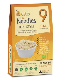 MAKARON (KONJAC) THAI STYLE BEZGLUTENOWY BIO 385 g (300 g) - BETTER THAN FOODS BETTER THAN FOODS (makarony konjac)