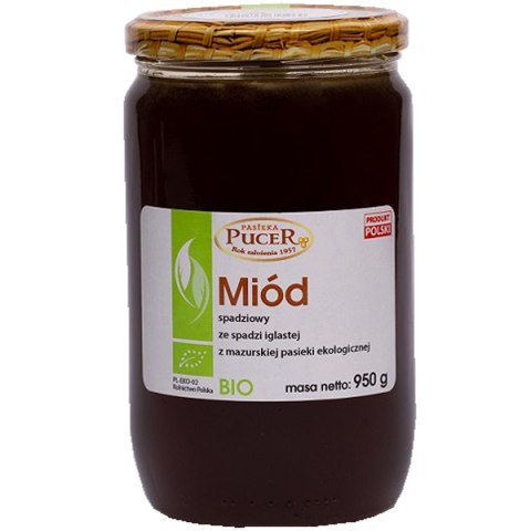 MIÓD SPADZIOWY ZE SPADZI IGLASTEJ BIO 950 g - PASIEKA PUCER PASIEKA PUCER (miody) MIÓD SPADZIOWY ZE SPADZI IGLASTEJ BIO 950 g - PASIEKA PUCER PASIEKA PUCER (miody)