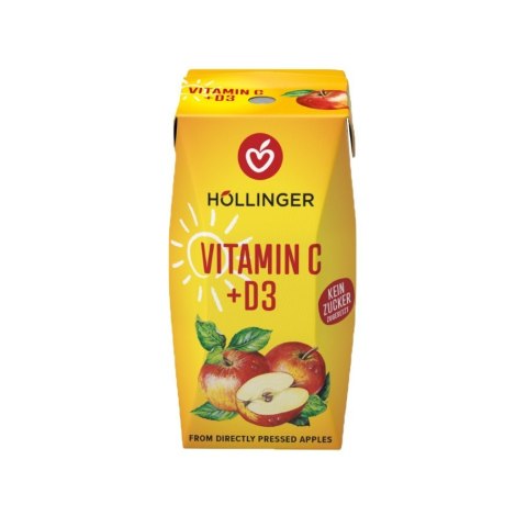 NEKTAR JABŁKOWY Z WITAMINĄ C I D BEZ DODATKU CUKRÓW 200 ml - HOLLINGER HOLLINGER (soki, nektary, napoje, syropy) NEKTAR JABŁKOWY Z WITAMINĄ C I D BEZ DODATKU CUKRÓW 200 ml - HOLLINGER HOLLINGER (soki, nektary, napoje, syropy)