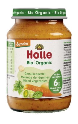 PRZECIER WARZYWNY BEZGLUTENOWY OD 6 MIESIĄCA DEMETER BIO 190 g - HOLLE HOLLE (żywność dla niemowląt)