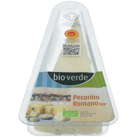 SER PECORINO ROMANO BIO 125 g - BIO-VERDE BIO-VERDE (oliwki, sery, makarony, przystawki) SER PECORINO ROMANO BIO 125 g - BIO-VERDE BIO-VERDE (oliwki, sery, makarony, przystawki)