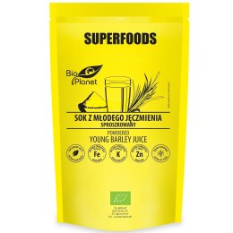 SOK Z MŁODEGO JĘCZMIENIA SPROSZKOWANY BIO 150 g - BIO PLANET BIO PLANET - seria SUPERFOODS