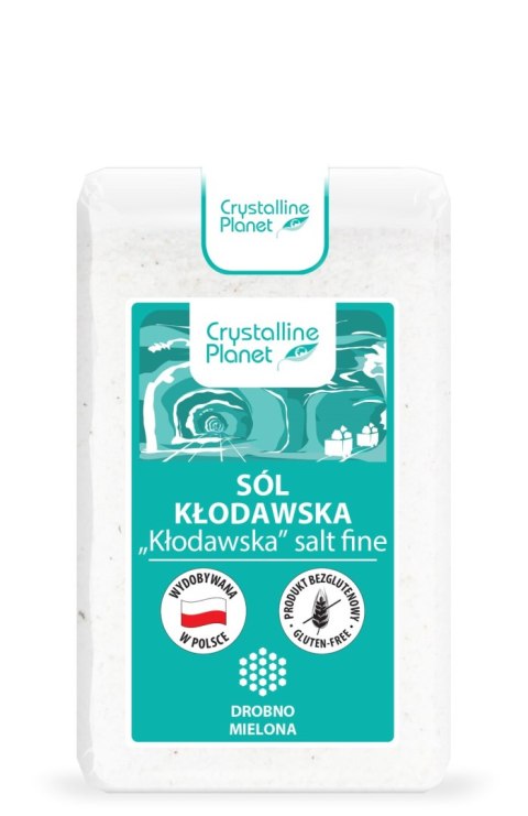 SÓL KŁODAWSKA DROBNO MIELONA BEZGLUTENOWA 600 g - CRYSTALLINE PLANET CRYSTALLINE PLANET (sole) SÓL KŁODAWSKA DROBNO MIELONA BEZGLUTENOWA 600 g - CRYSTALLINE PLANET CRYSTALLINE PLANET (sole)