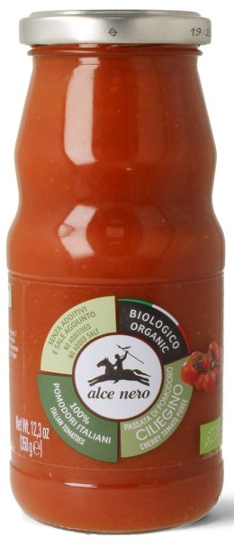 SOS POMIDOROWY PASSATA (Z POMIDORÓW CHERRY) BIO 350 g - ALCE NERO ALCE NERO (włoskie produkty)