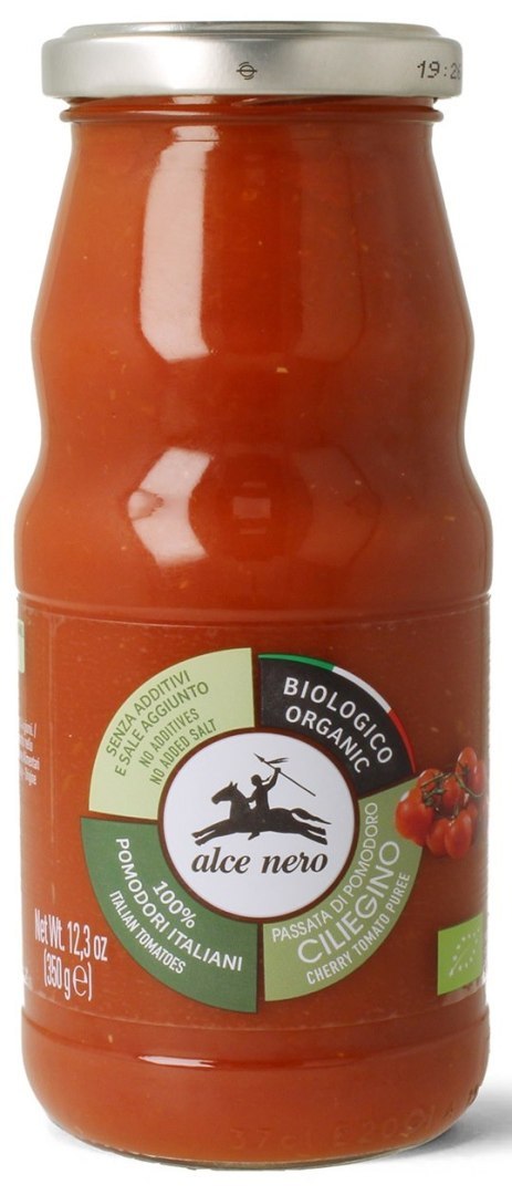 SOS POMIDOROWY PASSATA (Z POMIDORÓW CHERRY) BIO 350 g - ALCE NERO ALCE NERO (włoskie produkty) SOS POMIDOROWY PASSATA (Z POMIDORÓW CHERRY) BIO 350 g - ALCE NERO ALCE NERO (włoskie produkty)