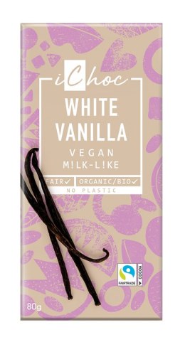 TABLICZKA KAKAOWA Z WANILIĄ FAIR TRADE BIO 80 g - ICHOC (VIVANI) ICHOC (czekolady wegańskie)