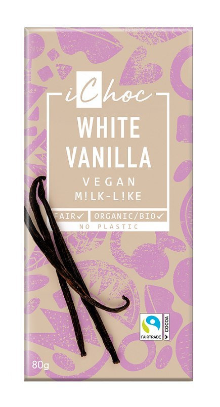 TABLICZKA KAKAOWA Z WANILIĄ FAIR TRADE BIO 80 g - ICHOC (VIVANI) ICHOC (czekolady wegańskie) TABLICZKA KAKAOWA Z WANILIĄ FAIR TRADE BIO 80 g - ICHOC (VIVANI) ICHOC (czekolady wegańskie)