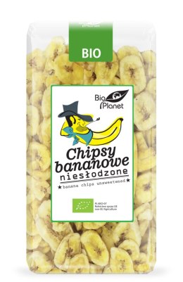 CHIPSY BANANOWE NIESŁODZONE BIO 350 g - BIO PLANET BIO PLANET - seria PRZEKĄSKI