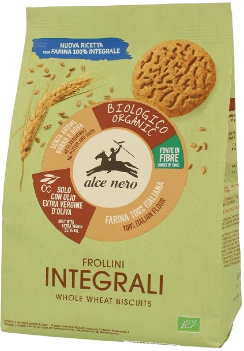 CIASTKA PEŁNOZIARNISTE BIO 350 g - ALCE NERO ALCE NERO (włoskie produkty) CIASTKA PEŁNOZIARNISTE BIO 350 g - ALCE NERO ALCE NERO (włoskie produkty)