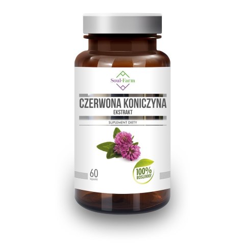 CZERWONA KONICZYNA EKSTRAKT (300 mg) 60 KAPSUŁEK - SOUL FARM SOUL FARM (witaminy i ekstrakty) CZERWONA KONICZYNA EKSTRAKT (300 mg) 60 KAPSUŁEK - SOUL FARM SOUL FARM (witaminy i ekstrakty)