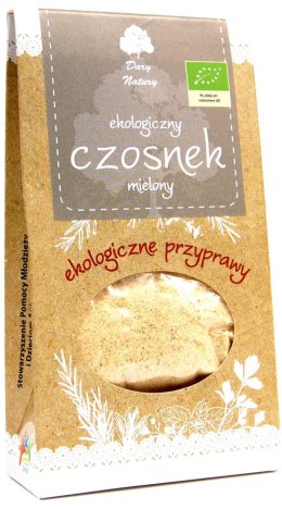 CZOSNEK MIELONY BIO 50 g - DARY NATURY DARY NATURY - przyprawy i zioła