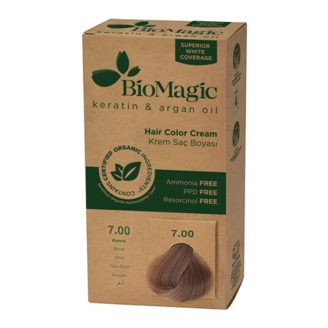 FARBA DO WŁOSÓW BLOND (7.00) 250 g - BIOMAGIC BIOMAGIC (farby do włosów) FARBA DO WŁOSÓW BLOND (7.00) 250 g - BIOMAGIC BIOMAGIC (farby do włosów)