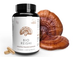 GRZYBY REISHI BIO (500 mg) 100 KAPSUŁEK - PILZE WOHLRAB PILZE WOHLRAB (grzyby w kapsułkach)